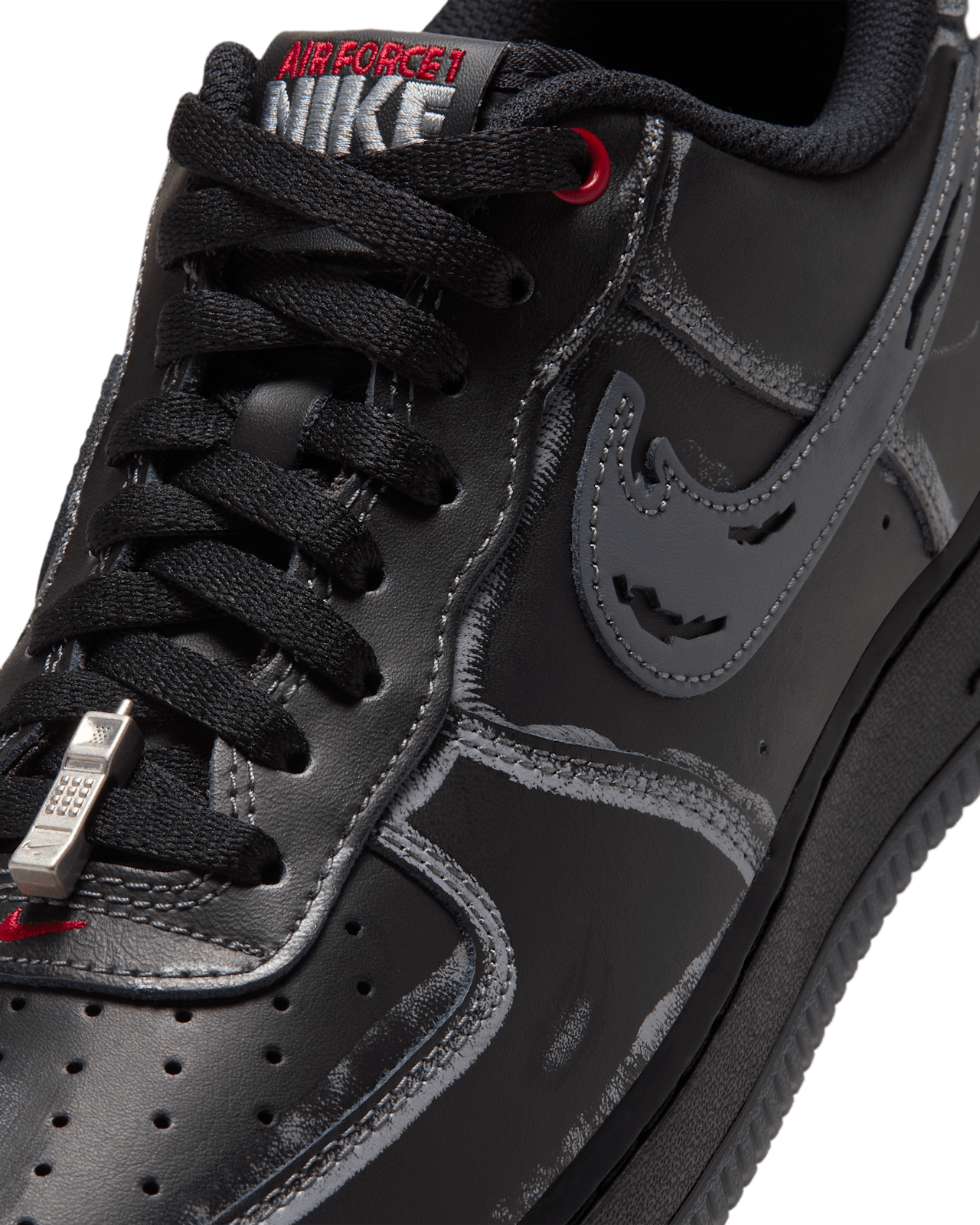 NIKE公式】エア フォース 1 '07 'Black and Gym Red' (IZ1207-010